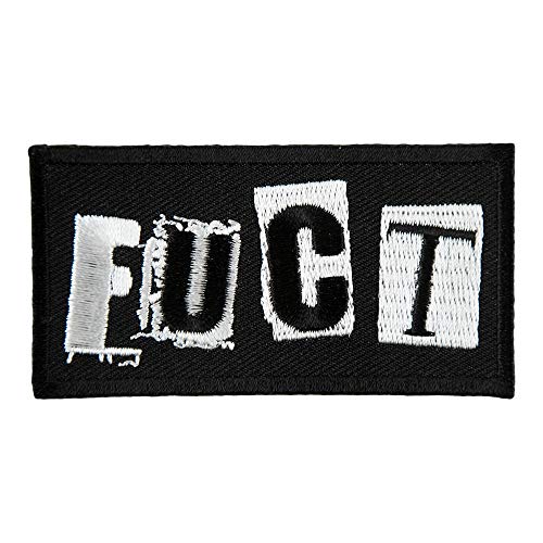 FUCT Ransom Lettering Embroidered Patch, F-Word Sayings Patches