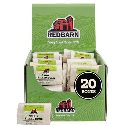 Redbarn Pet Products Natural Filled Bone for Dogs, Small,