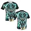 QiErDesign T-Shirts for Men Boys 3D Printed T-Shirts Short Sleeve Graphic Tees Shirt, #19, 3XL #1