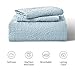 Love's cabin Quilts for Queen Bed Spa-Blue Bedspreads - Soft Bed Summer Lightweight Bedspread Comforter - Modern Style Coin Pattern Coverlet for All Season - 3 Pieces (1 Quilt, 2 Pillow Shams)
