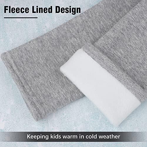 Girls Cotton Fleece Lined Leggings Thick Winter Thermal Tights Soft and Warm Pants for Kids3