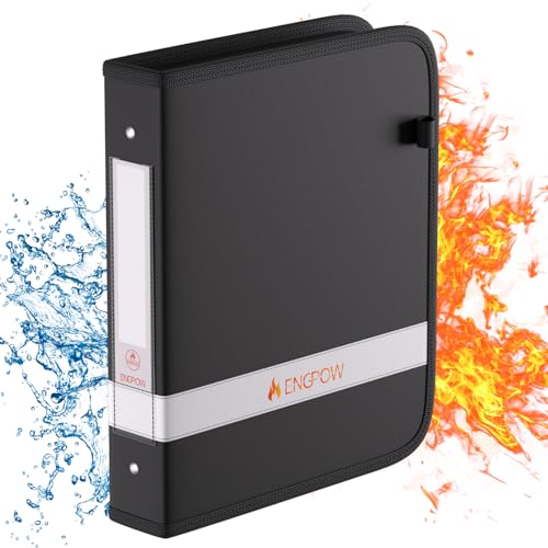 Classeur ignifuge pour 375 feuilles ENGPOW idéal pour archiver et transporter vos cours sans PVC