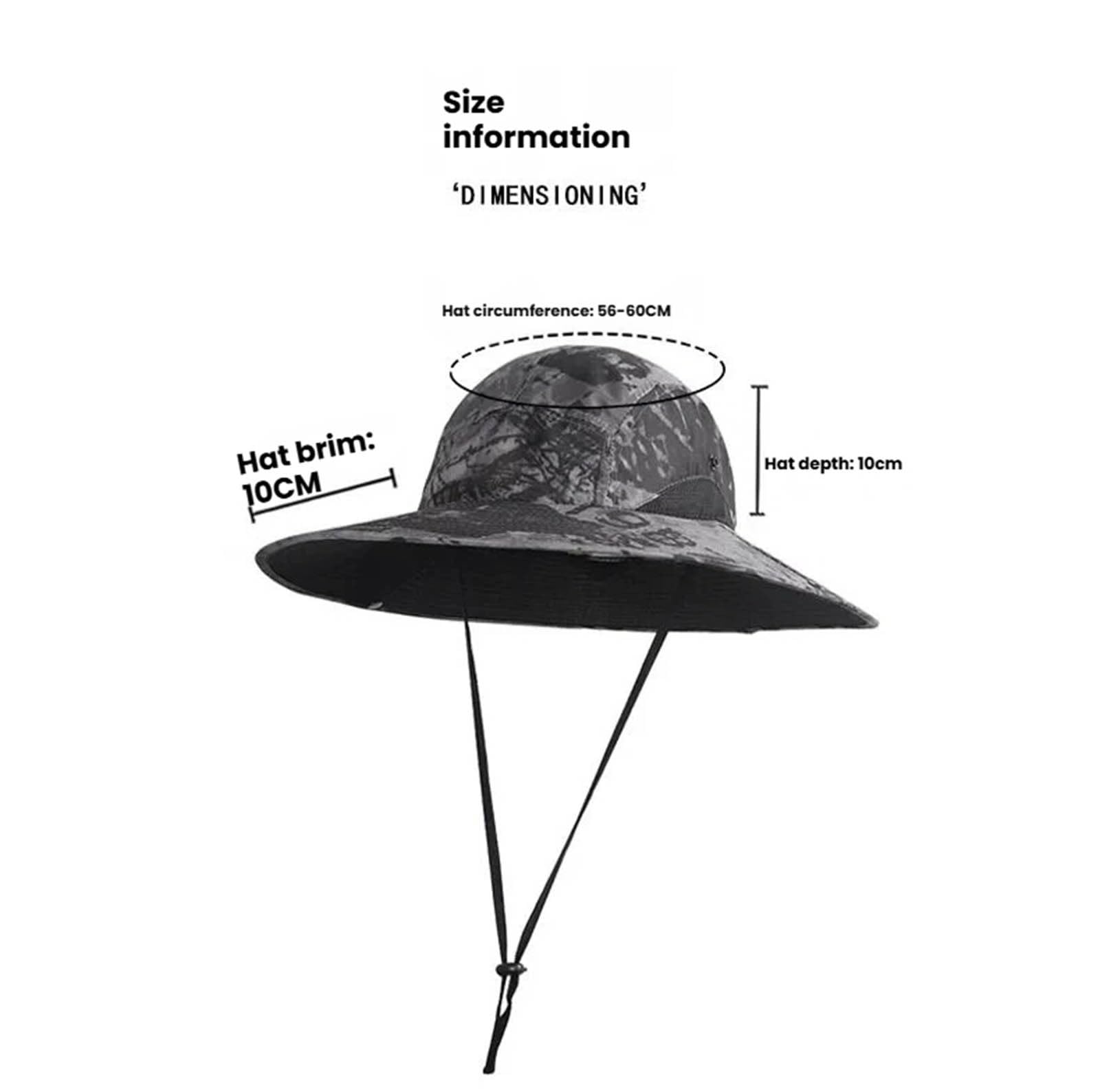 Genérico Sombrero Verano Mujer - Sombrero de ala Ancha con protección Solar para Exteriores Ventilador Solar extraíble y batería Recargable para Senderismo Camping y Viajes
