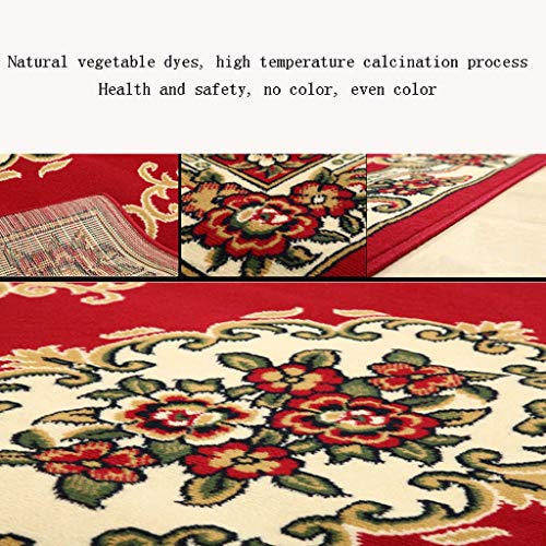 Tapis tissé rétro solution sol froid pour salon chambre et table basse - 7