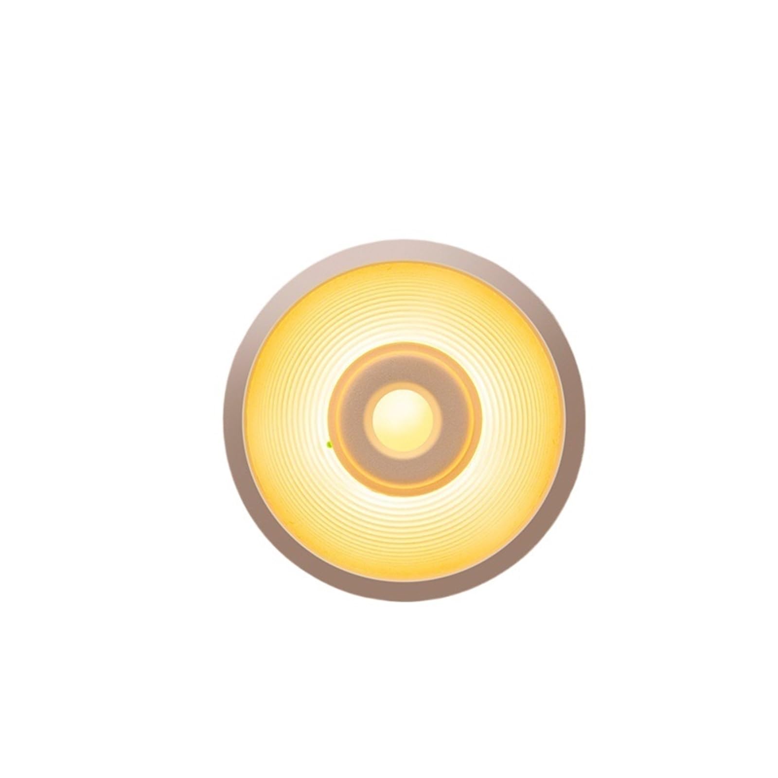 Lampka Nocna LED Z Czujnikiem Ruchu PIR Okrągły Kształt USB Bezprzewodowe Przyciemnianie Oświetlenie Podszafkowe Do Szafy Sypialnia Kinkiet Kuchenny Czujnik Ruchu(Touch warm)