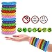 Produktbild PER Kinder Mückenschutz Armbänder, Kinder EVA farbiges Insektenschutz Armband elastischen Armbändern, 12er-Pack