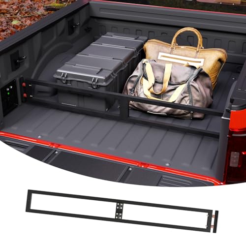 Maxzina Truck Bed Divider Compatible with 2015-2026 Ford F150 2024-2025 F150 Lightning Cargo Divider Trunk Organizer Aluminum Alloy Luggage Divider Replacement for 2025 F-150 Accessories
