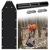 Deer Drag Sled For Hunting, 73X 23Inch Portable Heavy Duty Sled Deer Drag, Extra Large Hunting Game Sled, Multi Purpose Utility Sled With Deer Drag Straps, Fishing Gear And Accessories For Ice Fishing