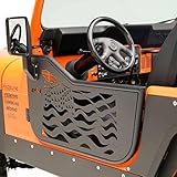 EAG US Flag Tubular 2 Door with Reflection Mirror Fit for 76-95 Jeep CJ7 / YJ Wrangler