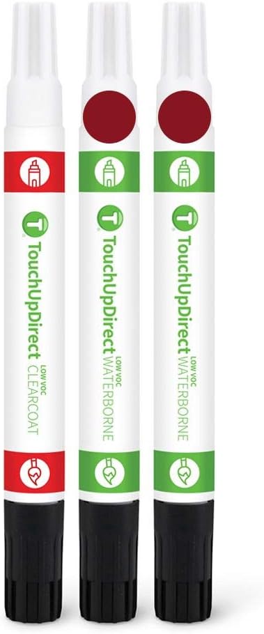 TouchUpDirect WA505Q/89/GBE Crystal Claret Tricoat Compatible with Chevrolet Exact Match Touch Up Paint Combo - Essential Kit