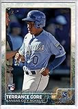 2015 Topps Series 2 Baseball #617 Terrance Gore RC Rookie Kansas City Royals Official MLB Trading Card (Stock Photo Shown, Near Mint to Mint Condition)
