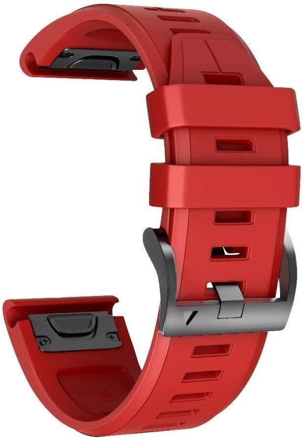 PURYN For Fenix 8X Bands Fenix 7X Sport Silicone Replacement Watch Strap For Garmin Fenix 5X/Fenix 5X Plus/Fenix 6X/Fenix 6X Pro/Fenix 3/HR/Descent MK1/D2 Delta PX/D2 WatchBands