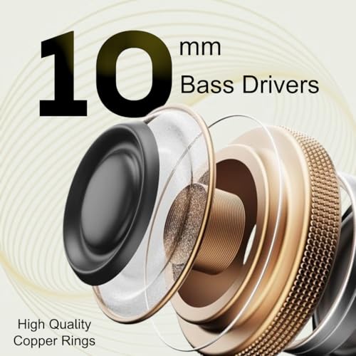 Image of TEMPT Thunder True Wireless Earbuds with OxyAcoustics Technology, TWS in Ear Earphone with Passive Noise Cancellation, 10mm Bass Drivers, Upto 24H Playtime, IPX4 Water Resistant (Yellow)