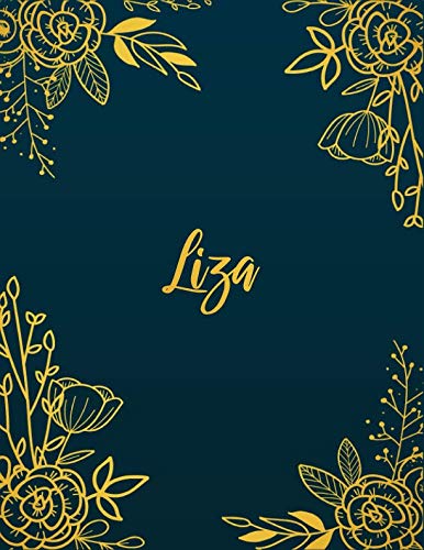 Liza: Personalized Name Notebook/Journal Perfect Gift For Women & Girls 100 Pages A4