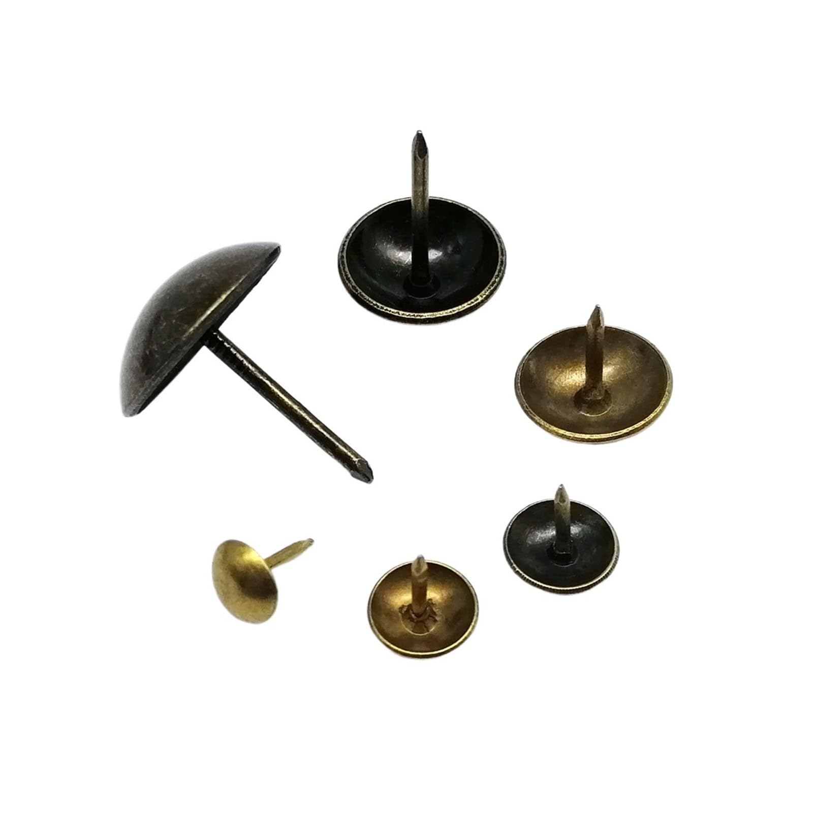 500pcs Antique Upholstery Nails Decorative Tack Pushpin for Wood Jewelry Box Wine Case Sofa
