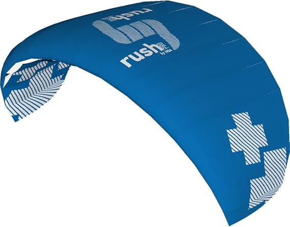 HQ Kites Rush Pro 300 R2F Stunt Kite, Beginner Sport Kite, Blue