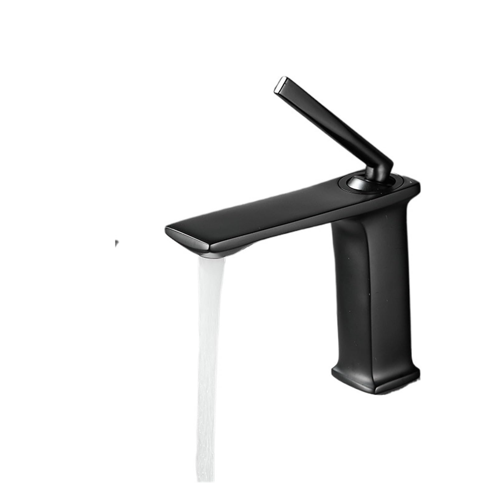 Robinet de lavabo cascade en cuivre noir pour créer une salle de bain relaxante