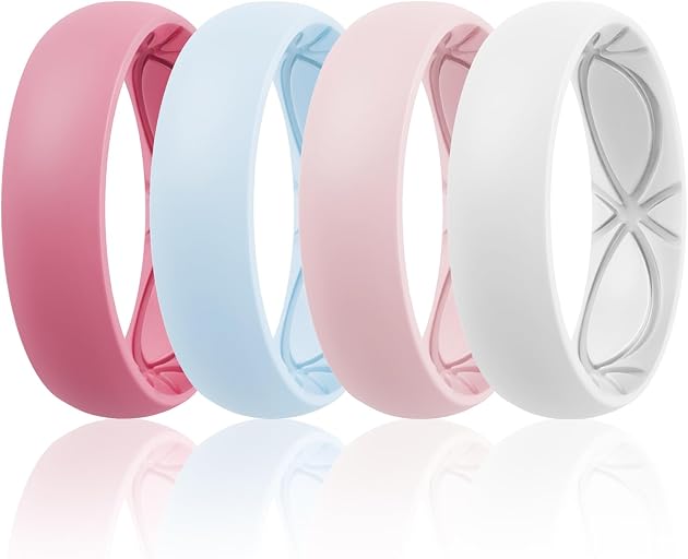 Egnaro 4/5/8 Variety Multipack Ergonomic Breathable Bridal Rings Sets
