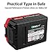 Biswaye 2-Pack 20V MAX Lithium Battery PCC685L Replacement for Porter Cable 20V Battery PCC681L PCC680L PCC682L PCC683L 20V Drill Tools PCC601 PCC670 PCCW205B Battery
