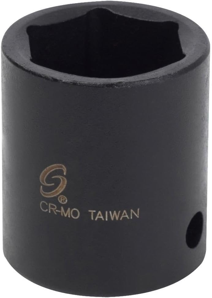 Sunex 222m 1/2-Inch Drive 22-mm Impact Socket