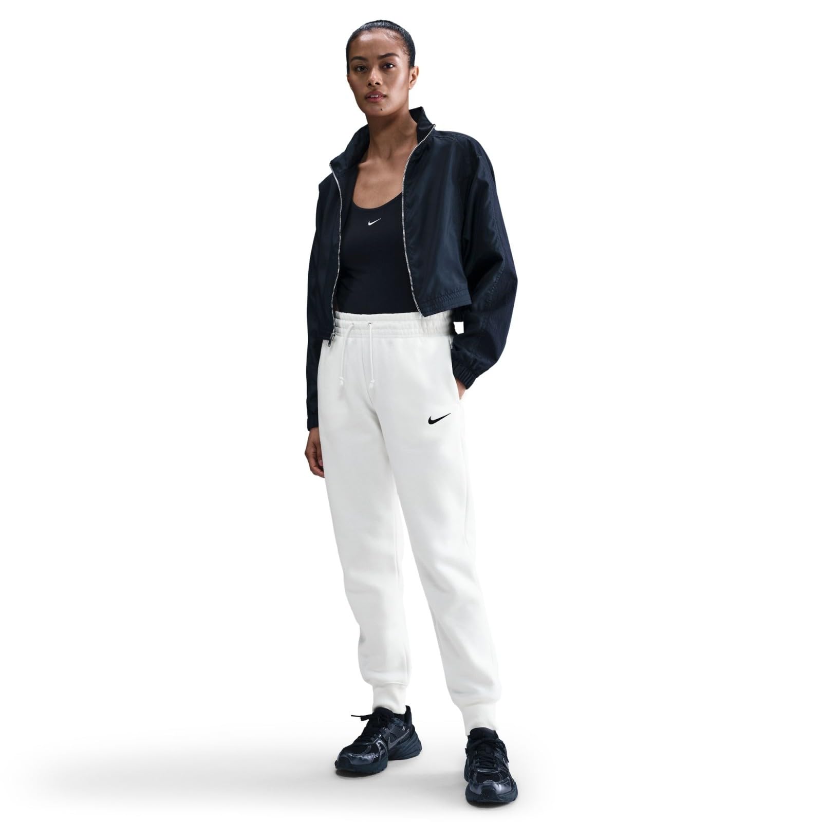 Nike Nike Sportswear Phoenix Fleece Jogger de Talle Medio - Mujer - Pants Mujer