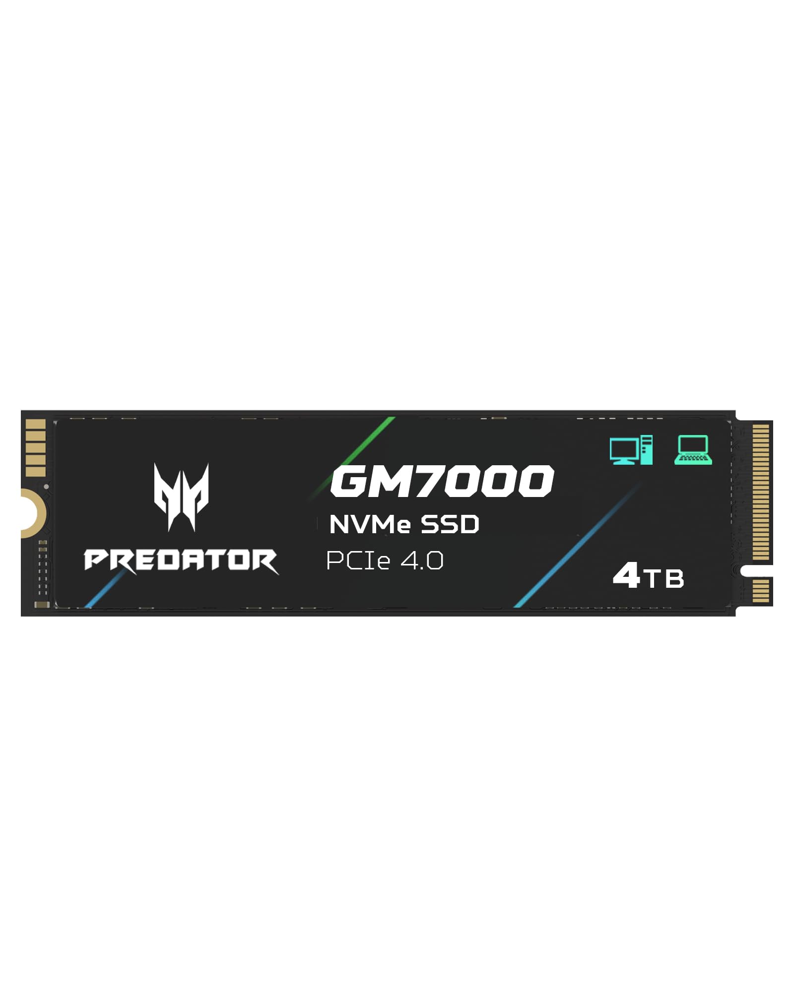 Acer Predator GM7000 Gaming SSD 4TB - bis zu 7400 MB/s Lesen - M.2