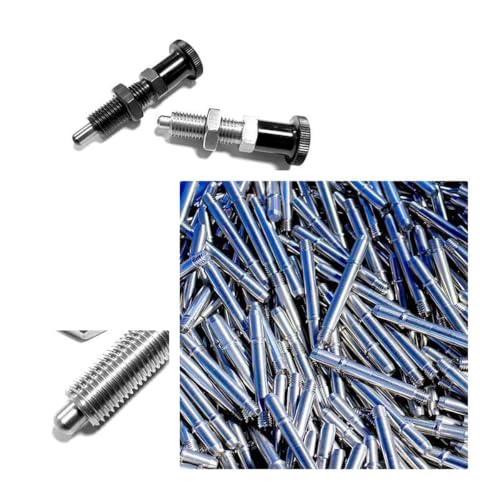 Pasador de posicionamiento M12L perno embolo indexacion perilla extendida reinicio automatico pieza 4