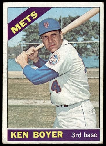 1966 Topps #385 Ken Boyer New York Mets (Baseball Card) VG Mets