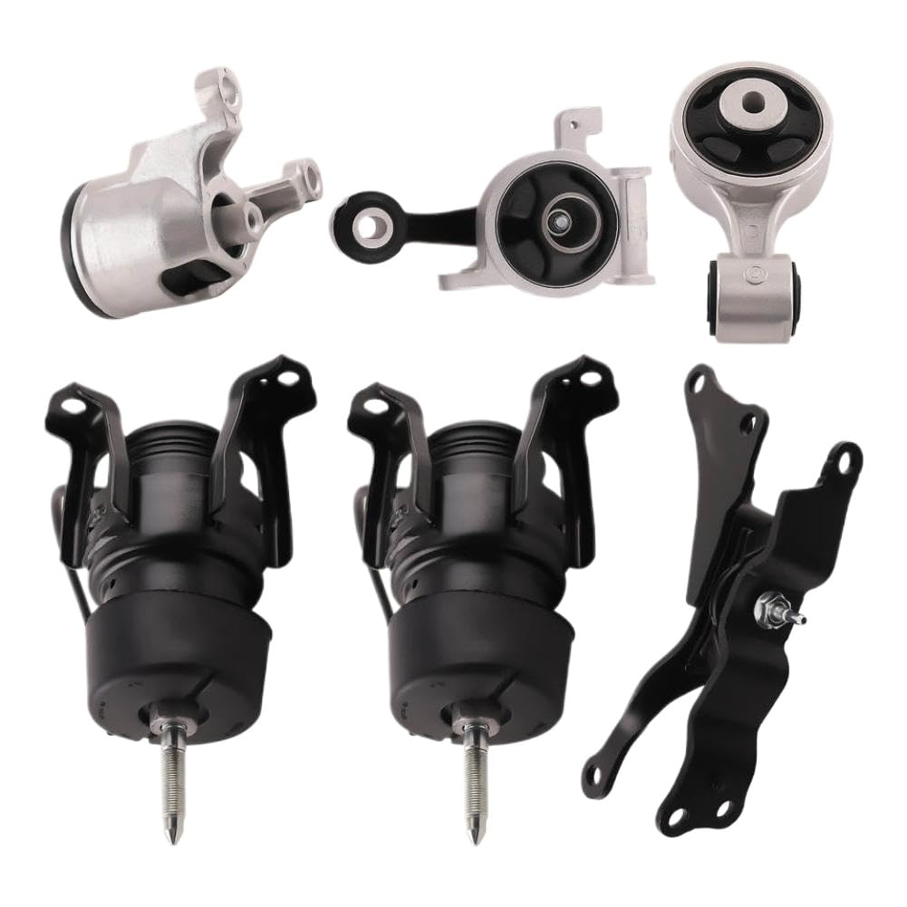 Aruwswoce Onecolor Engine Motor And Transmission Mount Set - 6 Piece Compatible With Murano 3.5L 2007-2012 And 2009-2014 Models