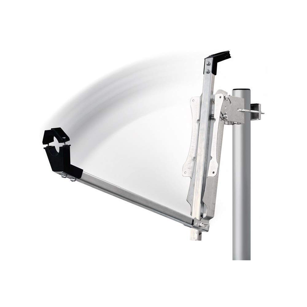 Goobay 67333 Antenne Parabolique en Aluminium, 80 cm