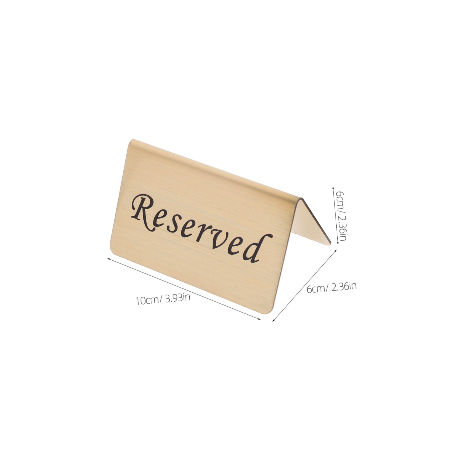 ABOOFAN 16 Piezas Mesa reservada señal de fiesta reservada signos reservados para la boda comedor tiendas de campaña letreros de mesa para eventos signos reservados para mesas