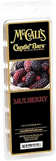 McCall’s Candles | Mulberry | Scented Wax Melt | Sweet, Tart & Juicy Fresh Mulberries | 6-Piece Break-Apart Bar | 12–24 Hours Per Wedge | Poured in The USA | 5.5 oz