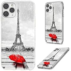 A Eiffel tower in the rain