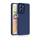 Pikkme Back Cover for Realme C33 | Slim Soft Matte Silicone Cover with Camera Protection & Shockproof Bumper Case (Blue) gallery image