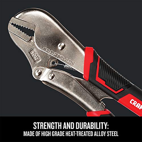 CRAFTSMAN Alicate de trava, ponta reta de 25 cm (CMHT82549)