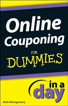 Online Couponing In a Day For Dummies book cover