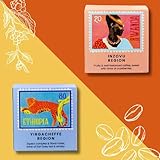 Coleridge & Lorne Single Origin Coffee gift set - 6 ground coffees from around the world - Image 5