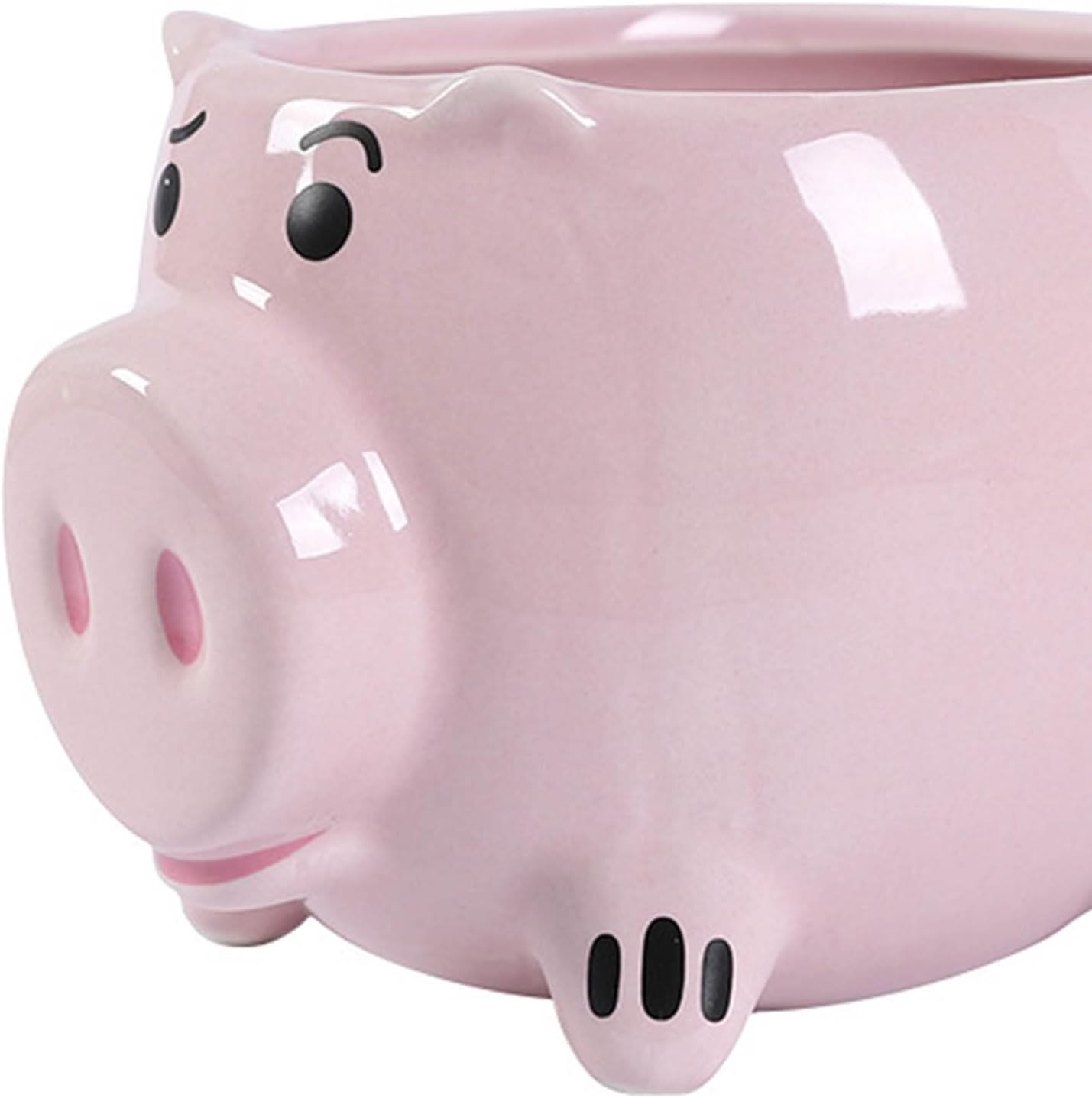 Pig Coffee Mug, 15oz Novelty Ceramic Pig Tea Milk Cup with Handle, Cute Pink Pig Cup Animal Mug for Women Men Christmas Birthday Gifts - Image 9