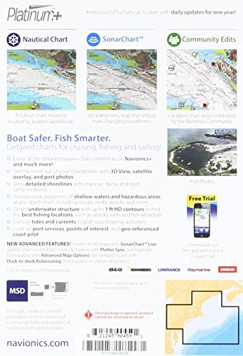 Image of Navionics Platinum+ SD 904 US Ne & Canyons Nautical Chart on SD /Micro-SD Card - MSD /904P+