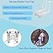 Lyfreen 3L Goat Milking Machine, Auto Stop Goat Milker with Speed Adjustable Pulsating Pump, Goat Milking Machine Electric with Stainless Bucket, Check Valve & Clean Brush Goat Milker Machine