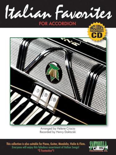 Italian Favorites For Accordion with CD
