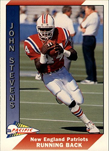 1991 Pacific #318A John Stephens ERR (Misspelled Stevens on both sides) NFL Football Trading Card