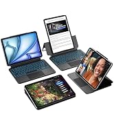 typecase Studio Keyboard Case for iPad Air 11-inch(M4 2026/M3 2025/M2 2024), 4 Modes, Magnetic Ba...
