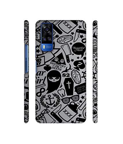 Image of Discover Or Death Design 3D Printed Hard Back Case Cover for Vivo Y51A / Y31 (2021)