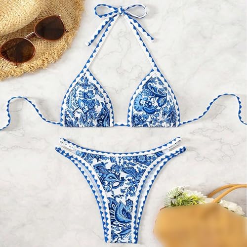 Vacances à la plage en bikini floral vert élégant tankini d'été - 2