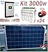 Produktbild Solar-Set 48 V, 3000 W, Wechselrichter 5000 VA, MPPT 60 A, Akku 6 TopzS 750-975 Ah, 2 V