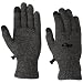 Outdoor Research Men's Biosensor Liners (Charcoal, Large)