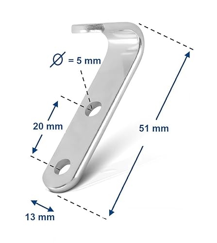EnB Planenhaken 51x13 mm – 10 Stück verzinkte Bügelkrampe Made in Germany – widerstandsfähige & rostfreie Anhängerbefestigung – langlebig & bruchsicher