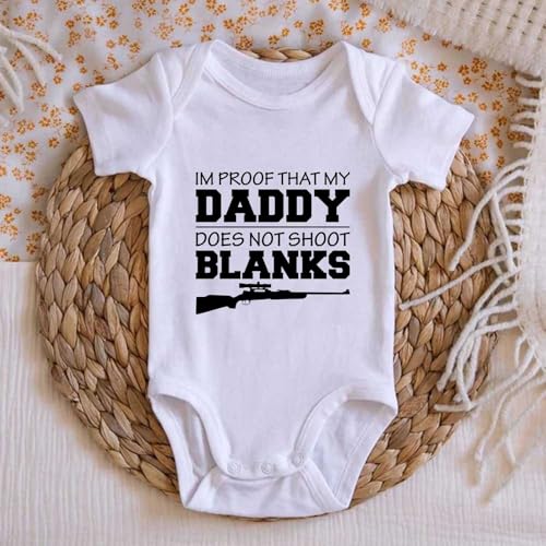 Image of Hi Daddy Bodysuit for Baby Hello Daddy Pregnancy Announcement for Husband I Love Daddys Baby Romper