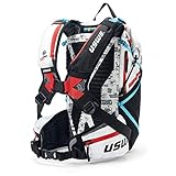 USWE Hajker Pro 30L Winter, Lightweight Backpack for Hiking, Ski, Snowboard, Bike with Waterproof Rolltop, for Men and Women. Insulated Snow Hydration Pack with Freeze Protection, White